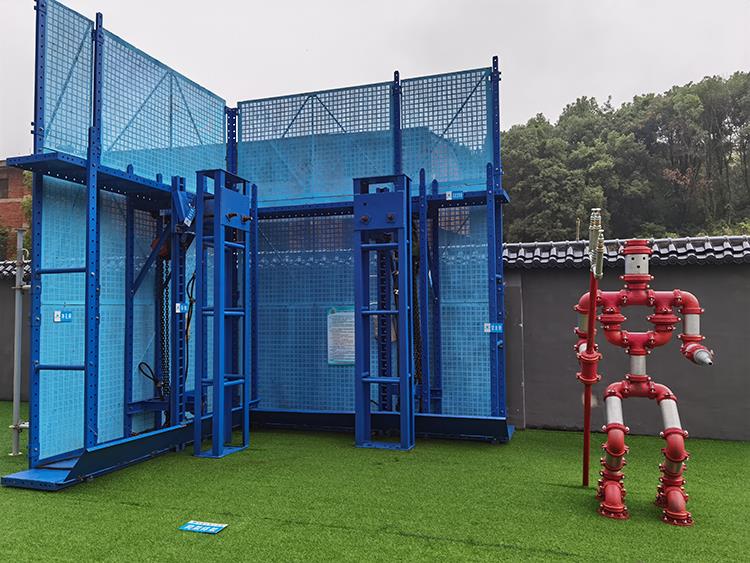 施工爬架、消防管機器人